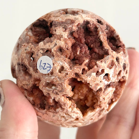 Red & Pink Crazy Lace Sphere