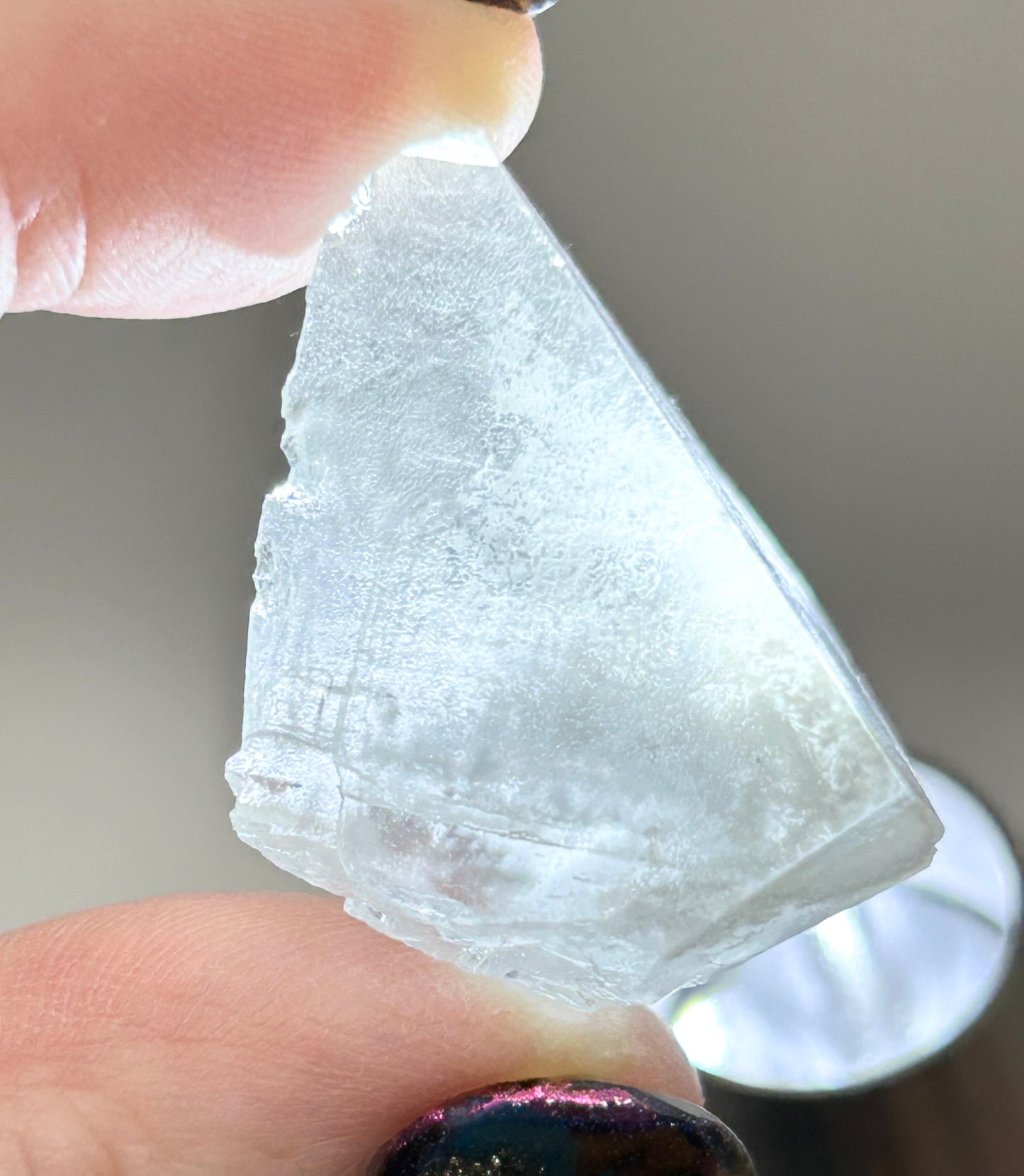 Langeac Clear Fluorite #2 from Langeac, Brioude, Haute-Loire, Auvergne-Rhône-Alpes, France 🇫🇷 Old Stock
