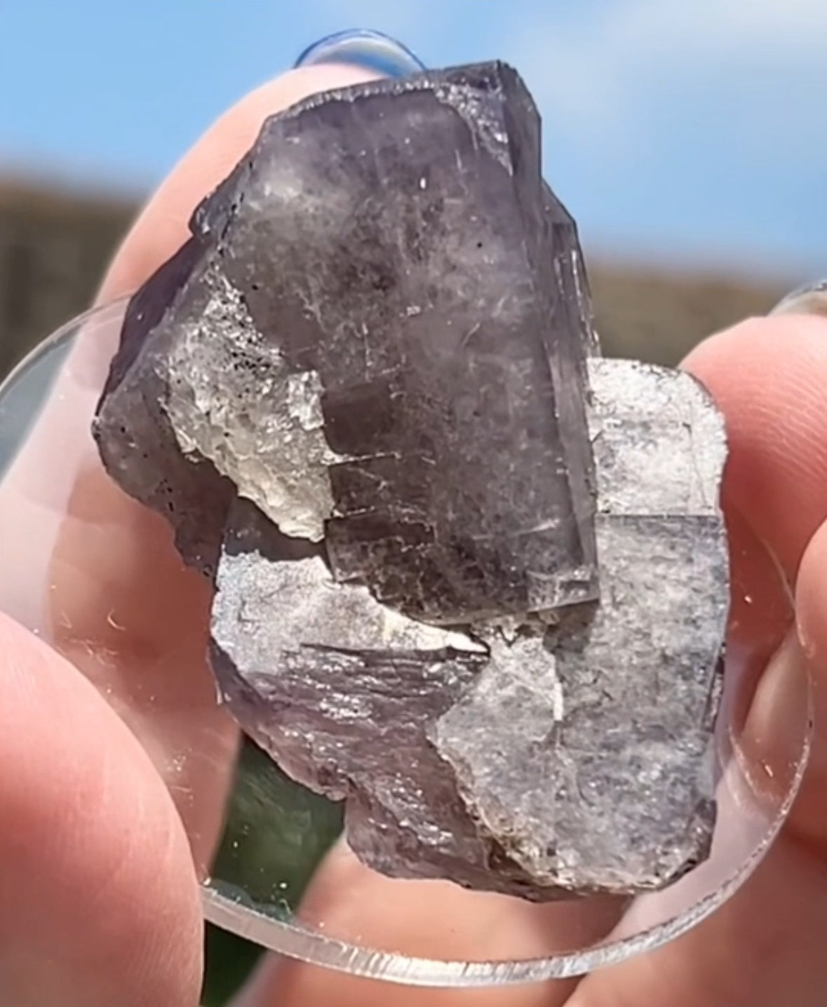 #2 Purple-Yellow-Blue Fluorite From Colour Lust Pocket, Hudeshope Head Mine, Middleton-in-Teesdale, County Durham, U.K. 🇬🇧