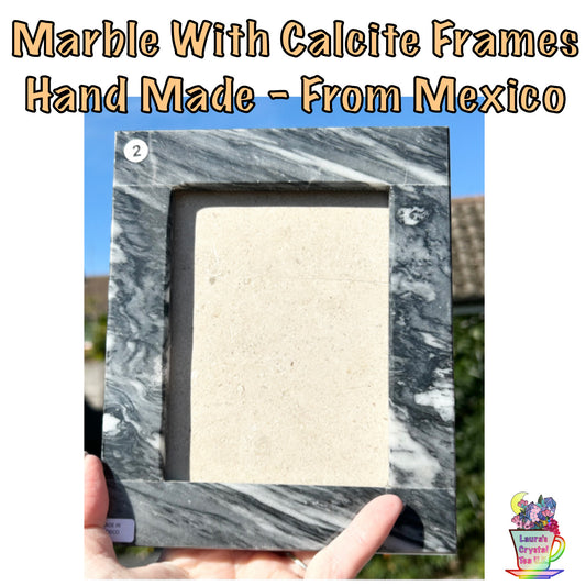 Calcite/ Marble Frames From Mexico π²π½ Medium Sized - Pick Your Frame