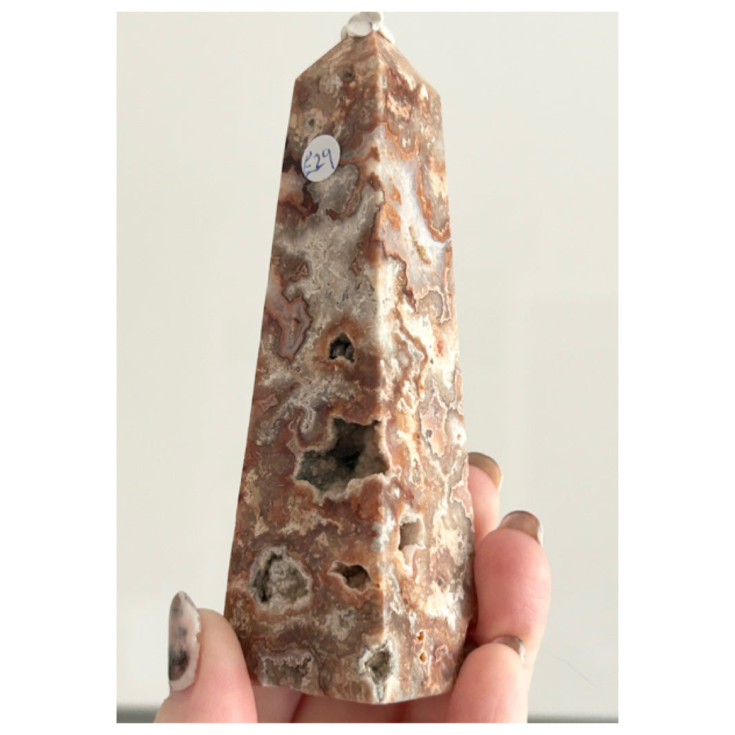 Chocolate Brown Crazy Lace Tower