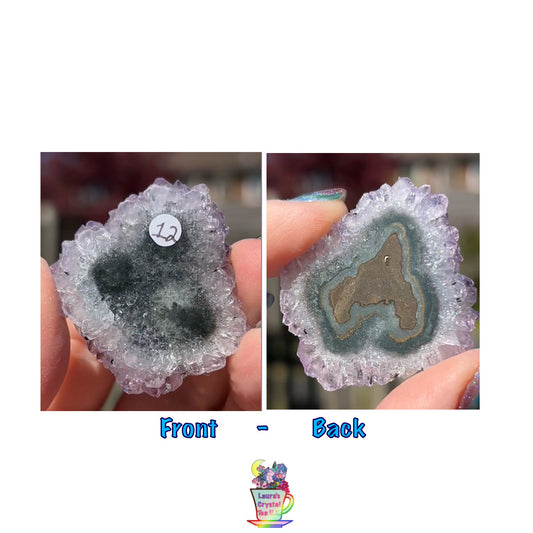 Stalactite Amethyst/ Citrine Ametrine Quartz Flowers #12 from Minas Gerais, Brazil 🇧🇷