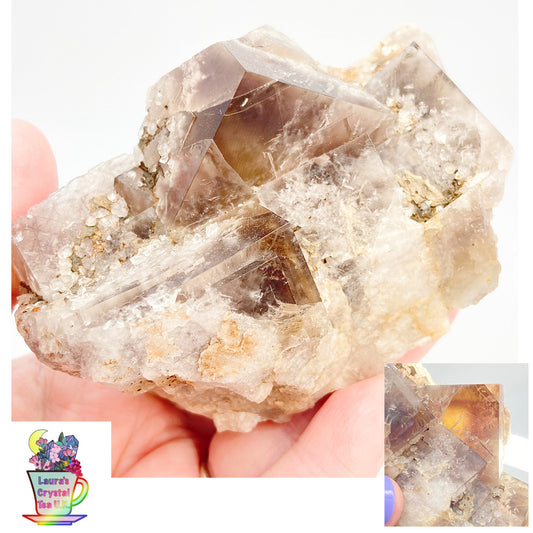 One Of A Kind XL Sherry Twins Fluorite Closed Mine From Sherry Twins Pocket, Lady Annabella Mine, Eastgate Quarry, Eastgate, Stanhope, County Durham, U.K.