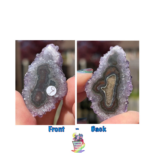 Stalactite Amethyst/ Citrine Ametrine Quartz Flowers #9 from Minas Gerais, Brazil 🇧🇷