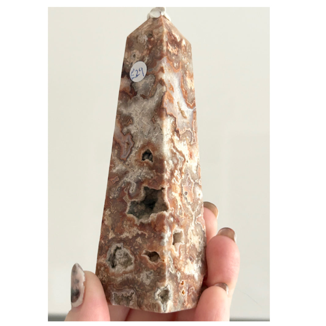 Chocolate Brown Crazy Lace Tower