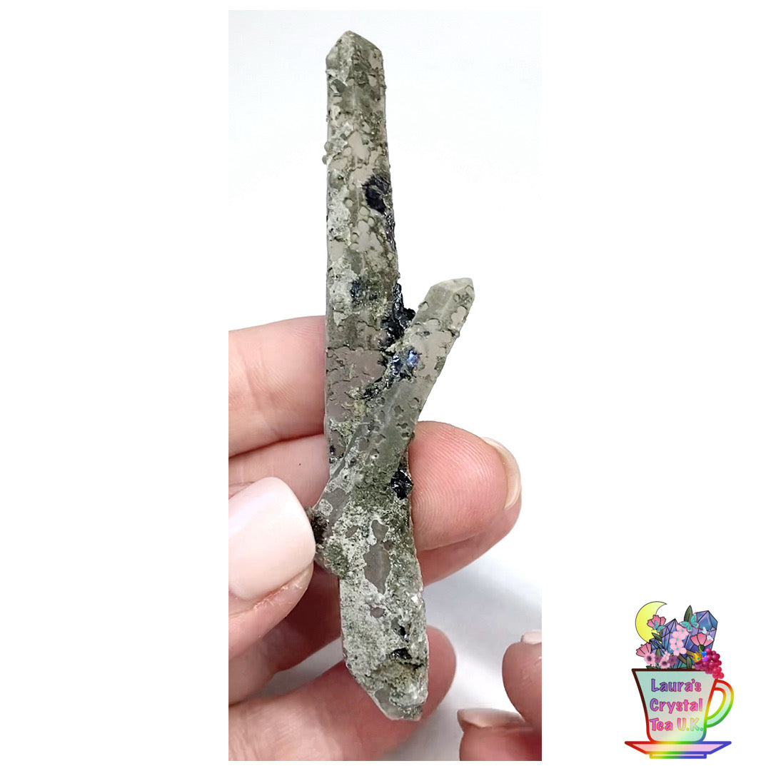 Green Quartz with Hematite from Inner Mongolia, China 🇨🇳