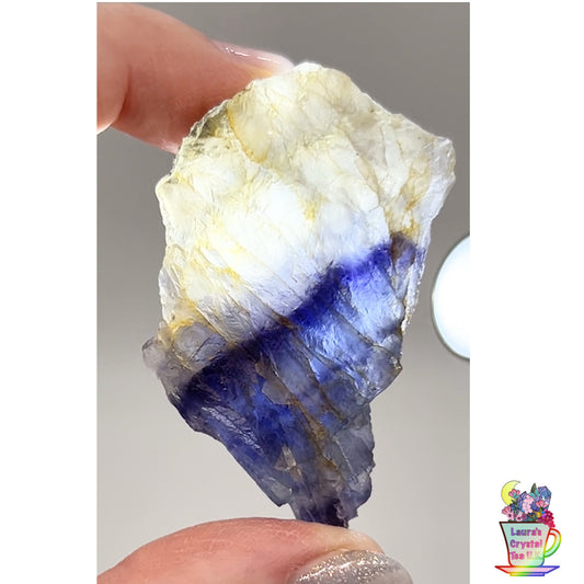 Blue John Fluorite #13 from Odin Mine, Castleton, High Peak, Derbyshire, U.K. 🇬🇧 Independently Mined in 1970 to 1980s - Closed Mine
