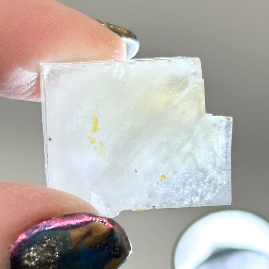 Langeac Clear Fluorite #3 from Langeac, Brioude, Haute-Loire, Auvergne-Rhône-Alpes, France 🇫🇷 Old Stock