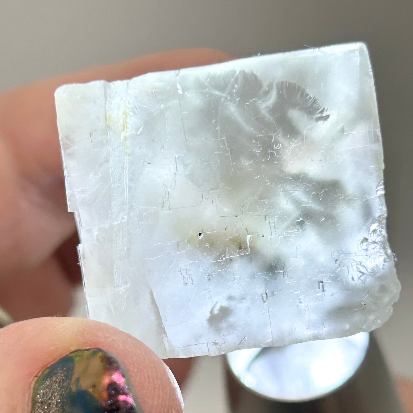 Langeac Clear Fluorite #1 from Langeac, Brioude, Haute-Loire, Auvergne-Rhône-Alpes, France 🇫🇷 Old Stock