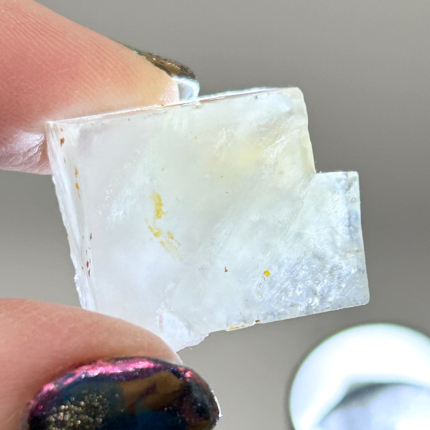 Langeac Clear Fluorite #3 from Langeac, Brioude, Haute-Loire, Auvergne-Rhône-Alpes, France 🇫🇷 Old Stock