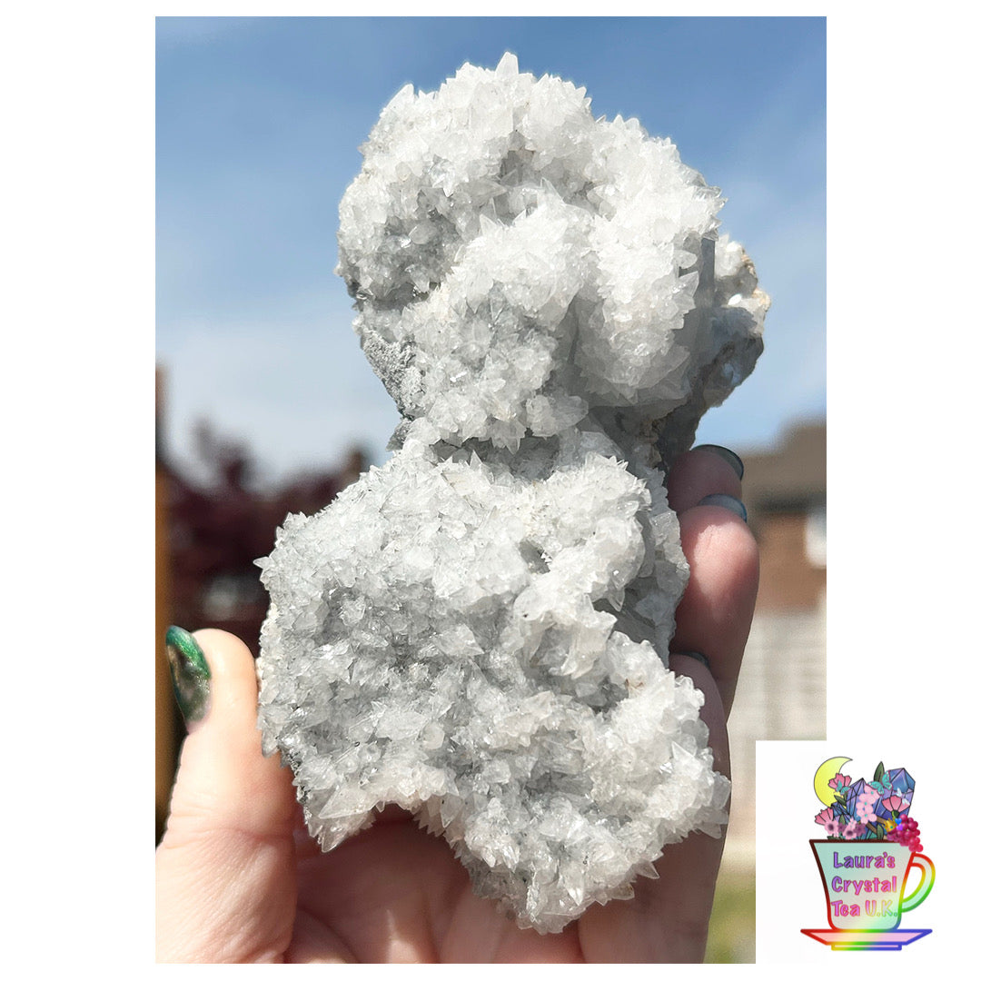 Rare Anhydrite Nica Old Stock Green-Blue Fluorite & Calcite Mined 1980s From Nica Mine, Chihuahua, Mexico 🇲🇽 40 Year Old Stock #1