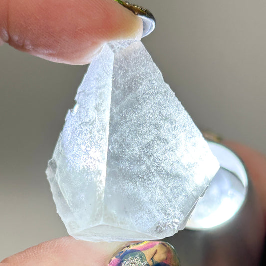 Langeac Clear Fluorite #2 from Langeac, Brioude, Haute-Loire, Auvergne-Rhône-Alpes, France 🇫🇷 Old Stock