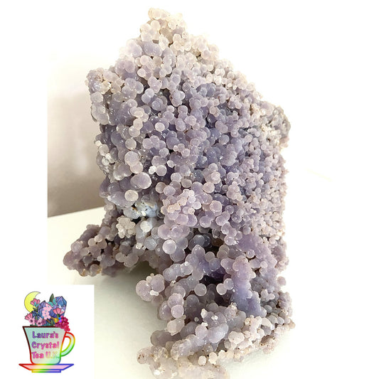 #1 Rare 1.3 kilo Grape ๐ Agate Top Quality Supersized Specimen ๐ฎ๐ฉ Rare Purple & White