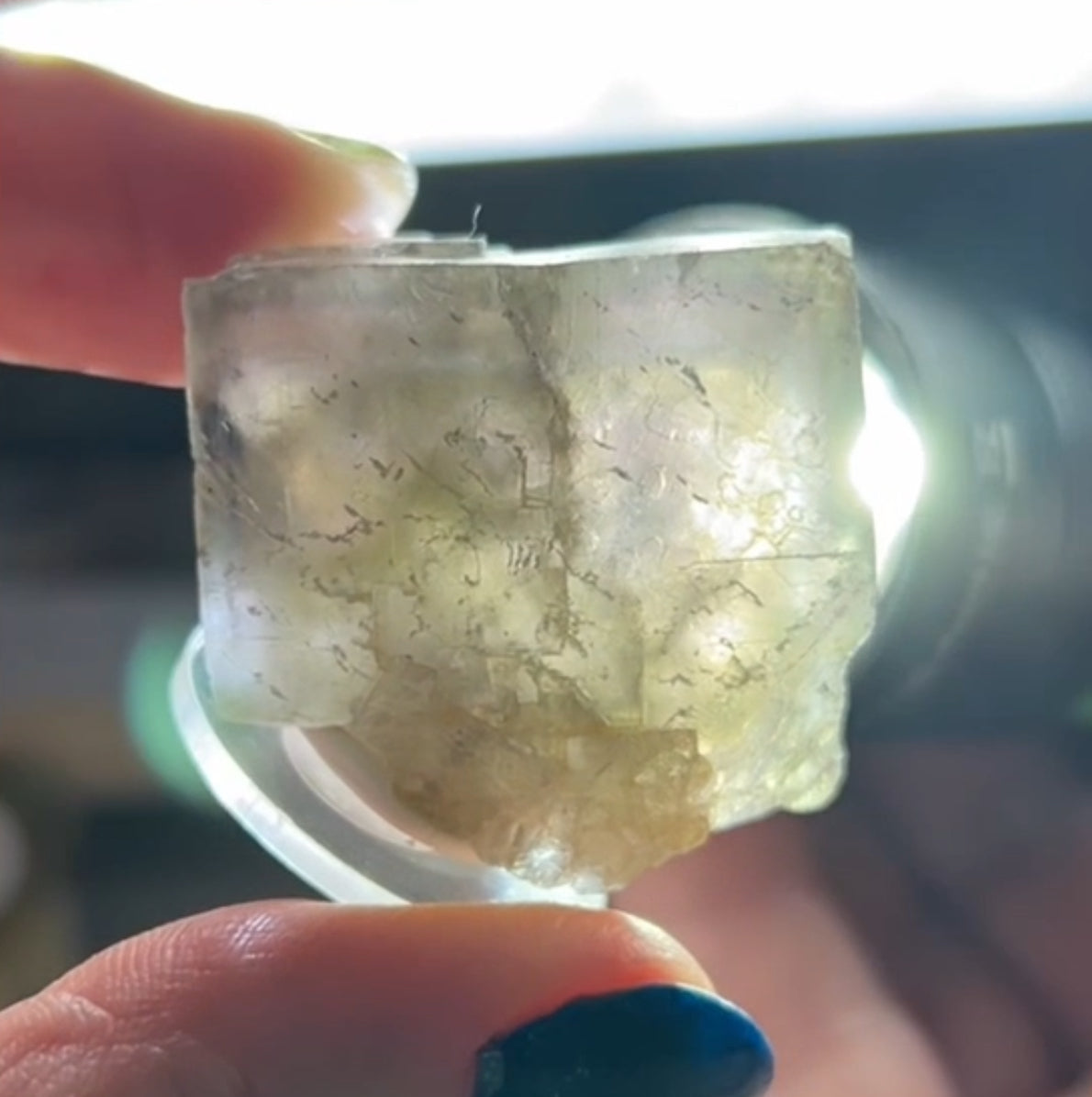 #3 Purple-Yellow-Blue Fluorite From Colour Lust Pocket, Hudeshope Head Mine, Middleton-in-Teesdale, County Durham, U.K. 🇬🇧