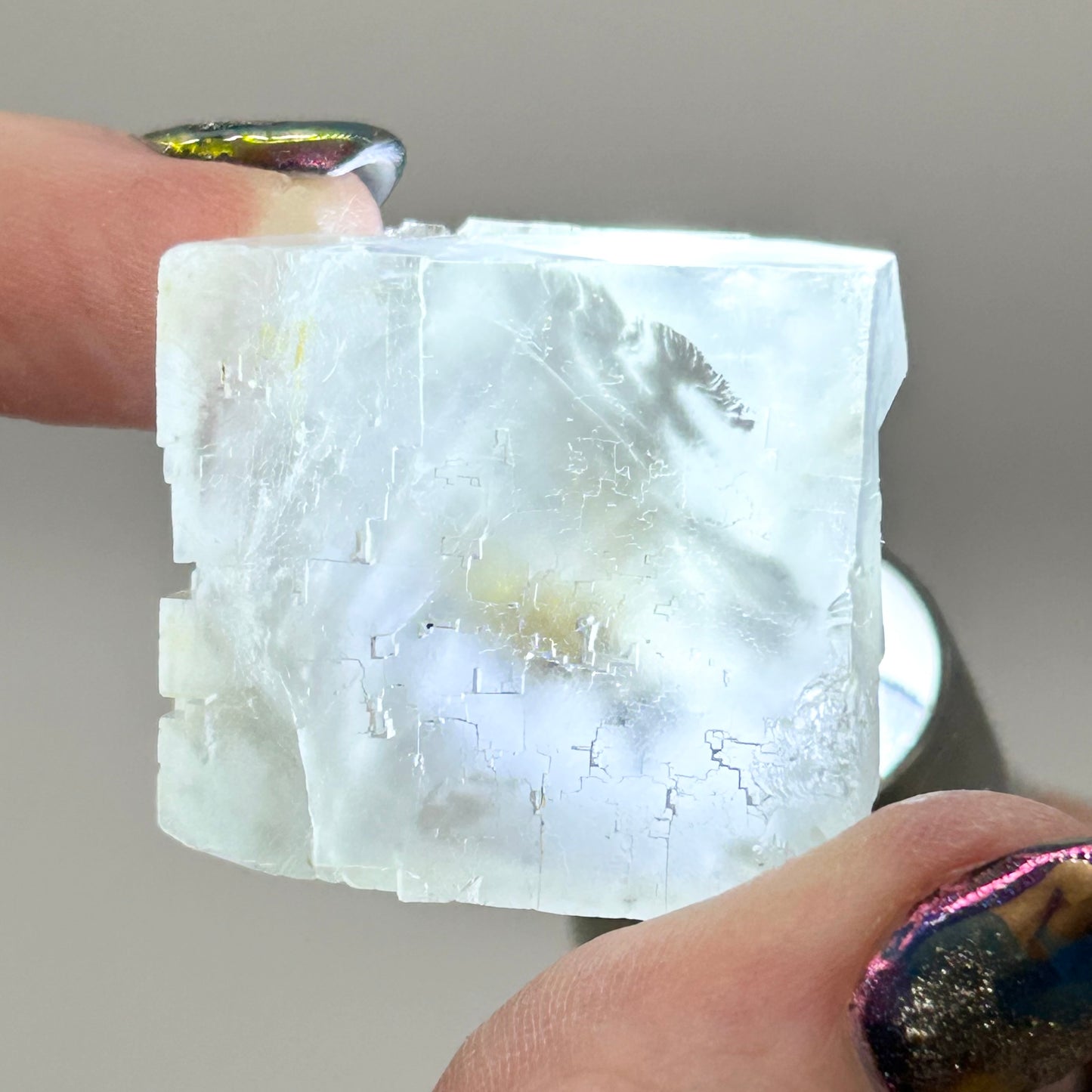 Langeac Clear Fluorite #1 from Langeac, Brioude, Haute-Loire, Auvergne-Rhône-Alpes, France 🇫🇷 Old Stock