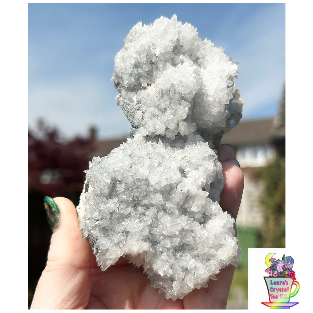 Rare Anhydrite Nica Old Stock Green-Blue Fluorite & Calcite Mined 1980s From Nica Mine, Chihuahua, Mexico 🇲🇽 40 Year Old Stock #1