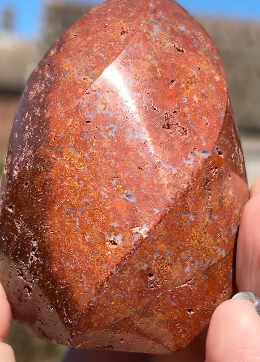 Red Moss Agate Flame 🔥 from Indonesia 🇮🇩
