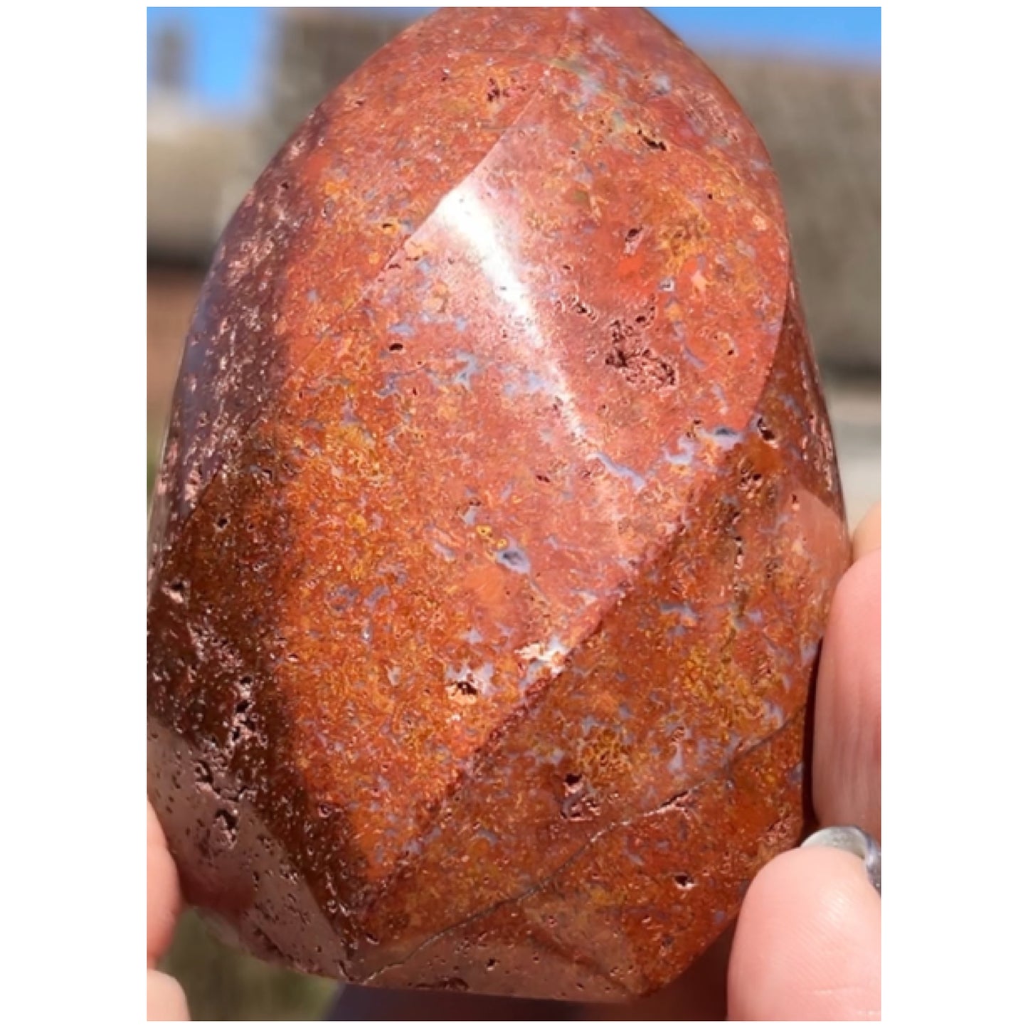 Red Moss Agate Flame 🔥 from Indonesia 🇮🇩