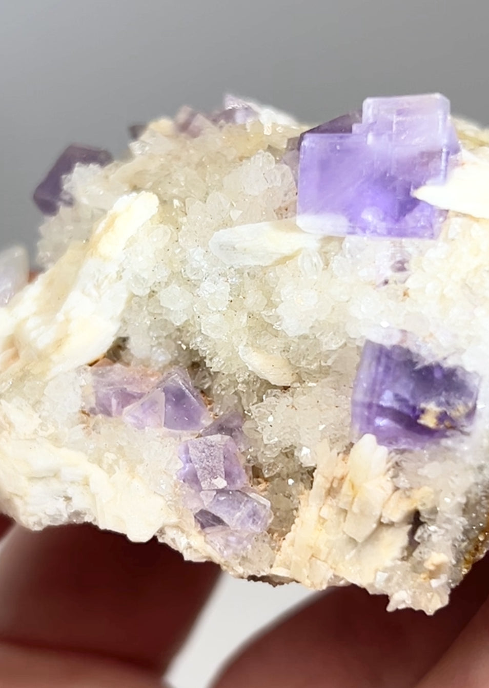 Berbes Fluorite w/ Quartz & Barite #6 from Berbes Mining Area, Ribadesella, Asturias, Spain 🇪🇸 (Copy)
