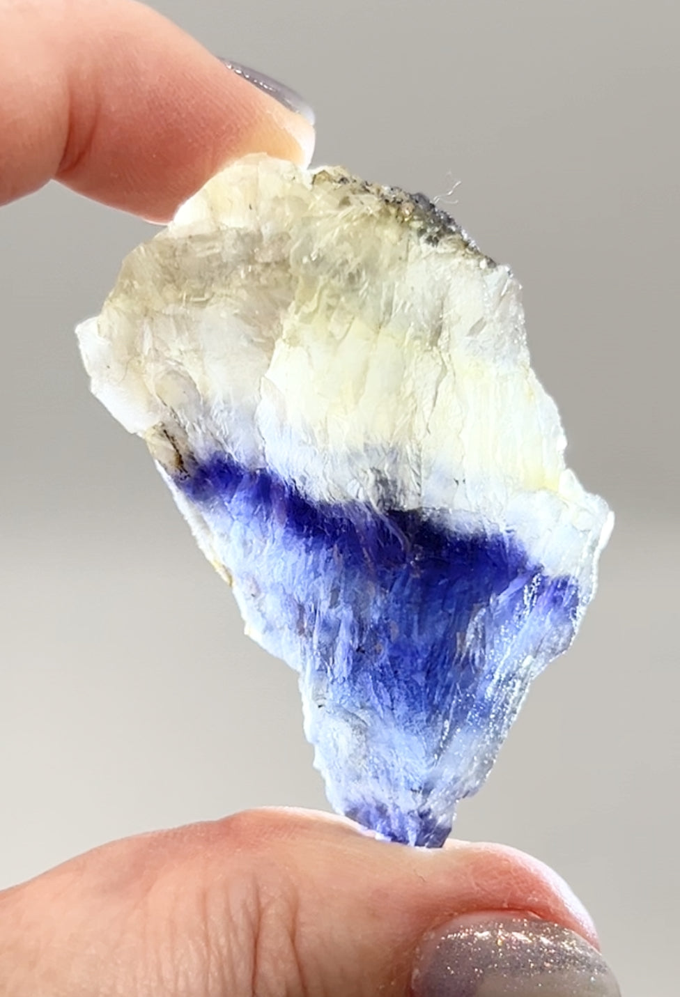 Blue John Fluorite #13 from Odin Mine, Castleton, High Peak, Derbyshire, U.K. 🇬🇧 Independently Mined in 1970 to 1980s - Closed Mine