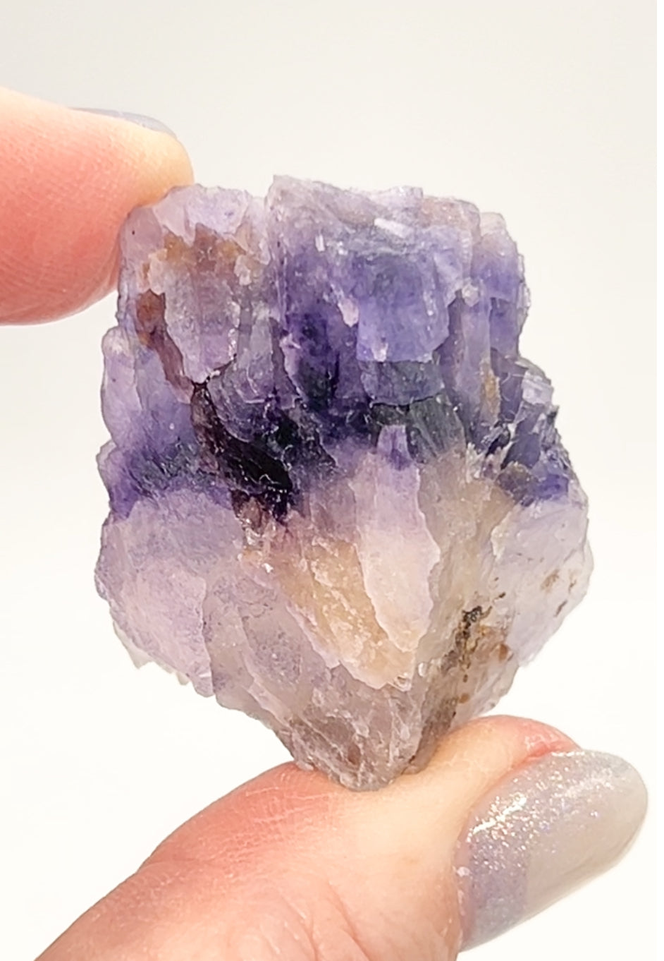 Blue John Fluorite #20 from Odin Mine, Castleton, High Peak, Derbyshire, U.K. 🇬🇧 Independently Mined in 1970 to 1980s - Closed Mine