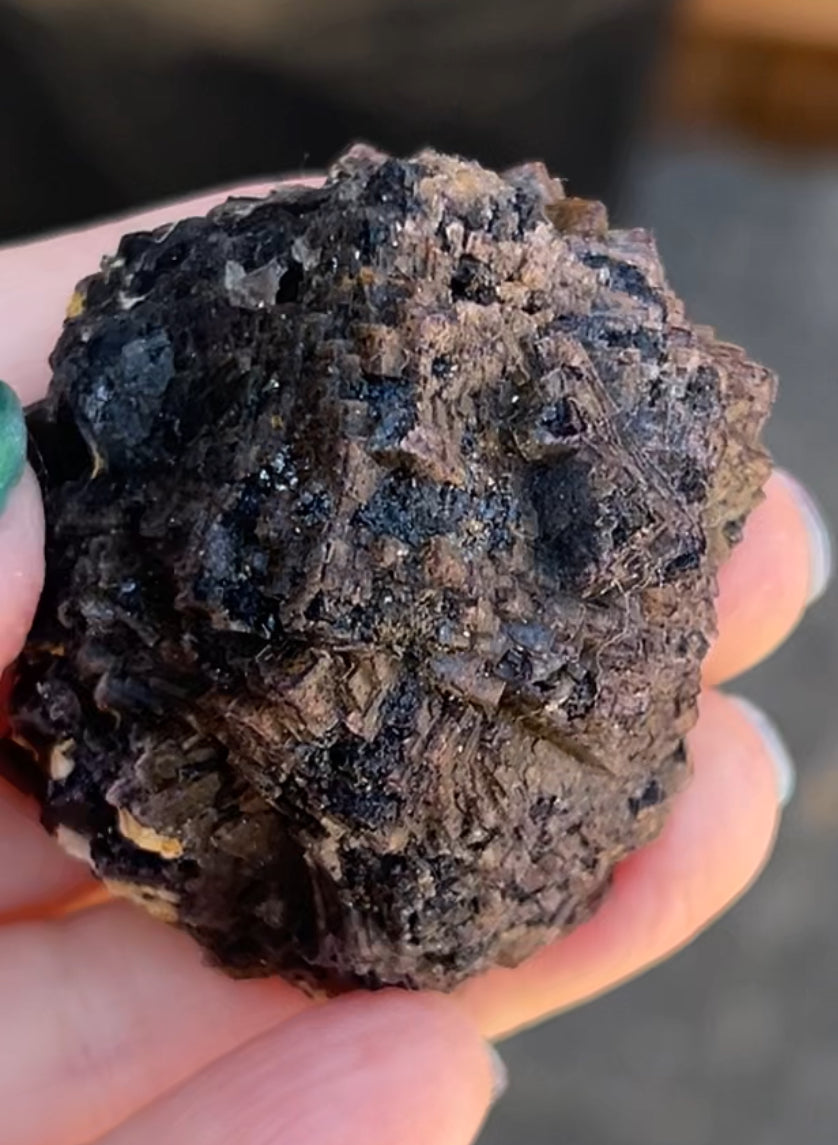 ‘Black Jack’ Blue John Fluorite #3 from Old Tor Mine, National Trust Property, Castleton, High Peak, Derbyshire, U.K. 🇬🇧 Independently Mined in 1980s - Closed Mine