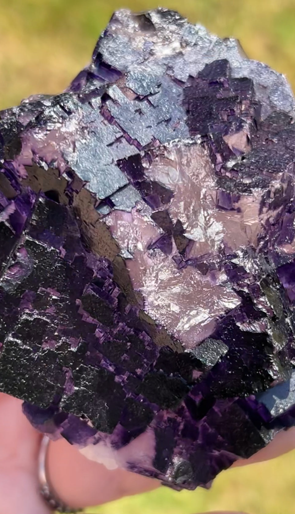 Purple & White Step Fluorite XL from La Encantada Mine, Muzquiz, Coahuila, México 🇲🇽 #3