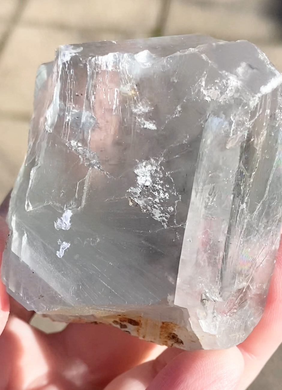Moroccan Aqua Fluorite Raw from Sahara Desert, Morocco 🇲🇦 🏜️