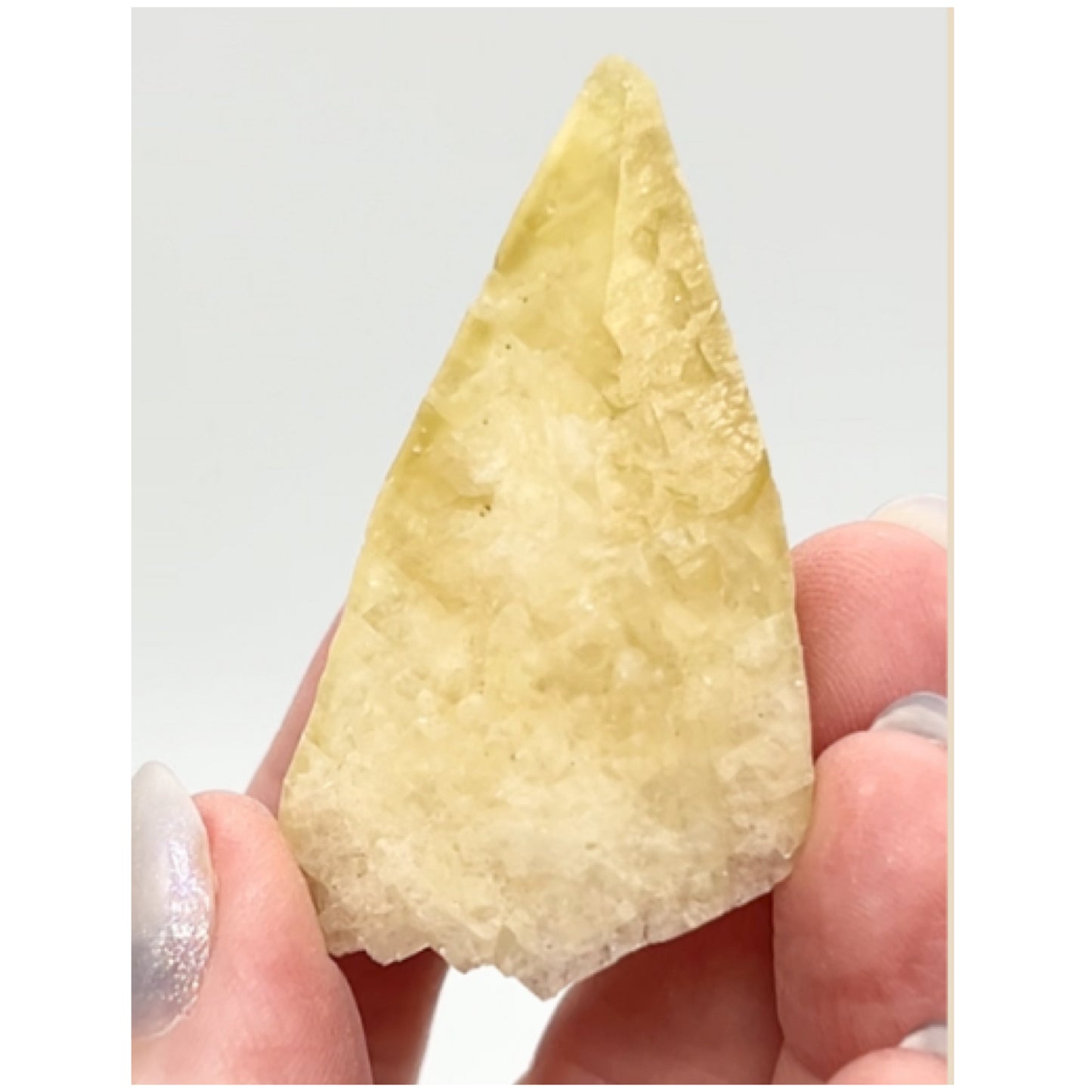 Sweetwater Yellow Optical Calcite point from Sweetwater Mine, Reynolds County, Missouri, USA 🇺🇸 #14