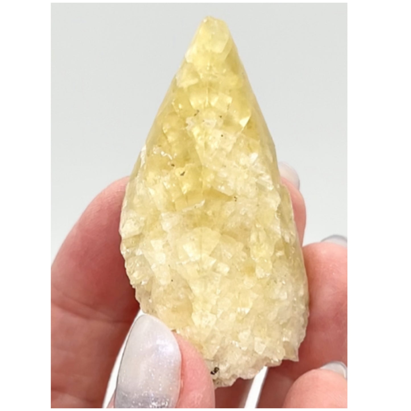 Sweetwater Yellow Optical Calcite point from Sweetwater Mine, Reynolds County, Missouri, USA 🇺🇸 #14
