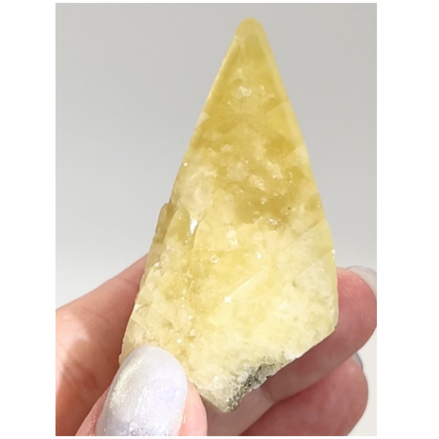Sweetwater Yellow Optical Calcite point from Sweetwater Mine, Reynolds County, Missouri, USA 🇺🇸 #14