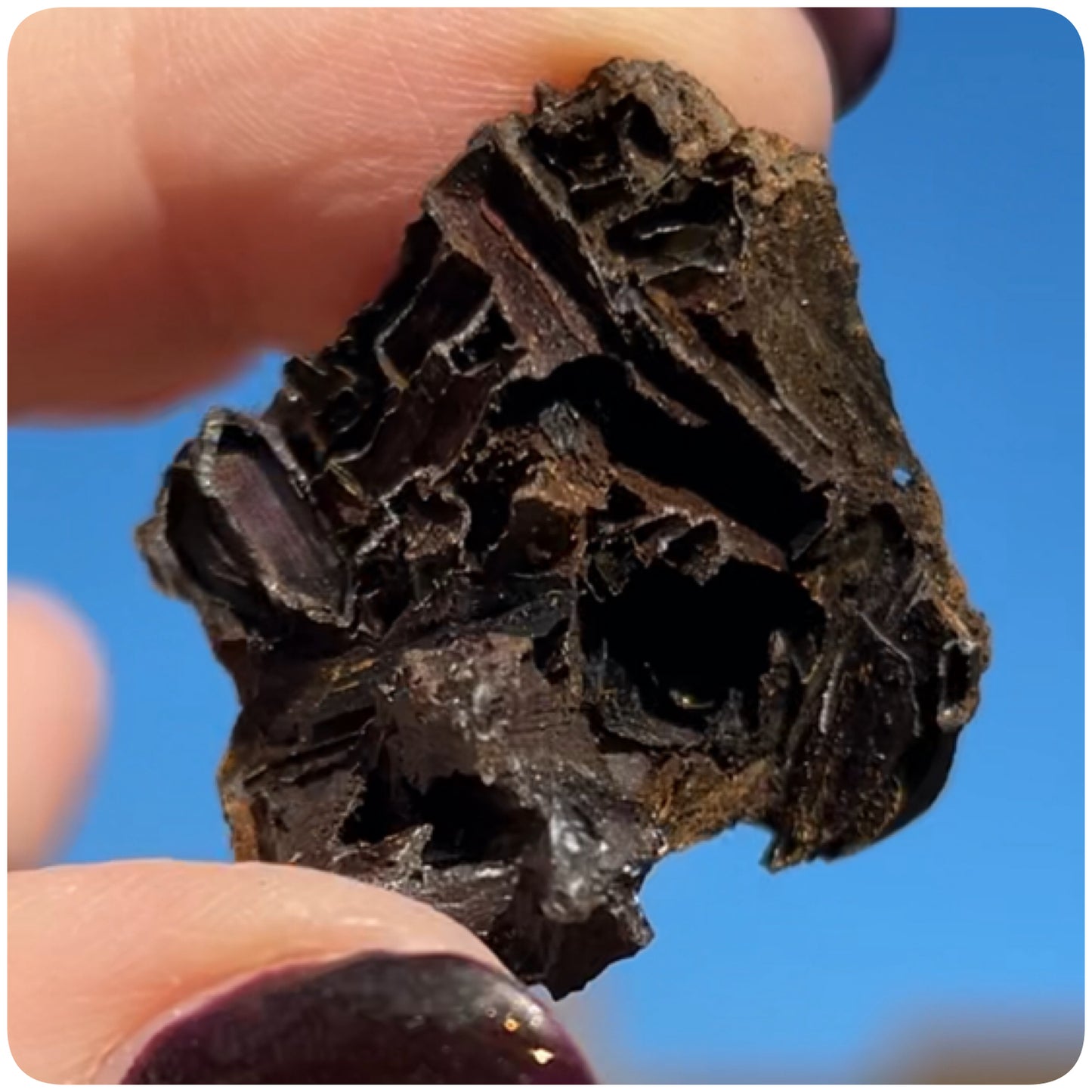 Goethite after Selenite Cast with Calcite & Chabazite from Potisi Mine, Santa Eulalia, Chihuahua, Mexico 🇲🇽 #8