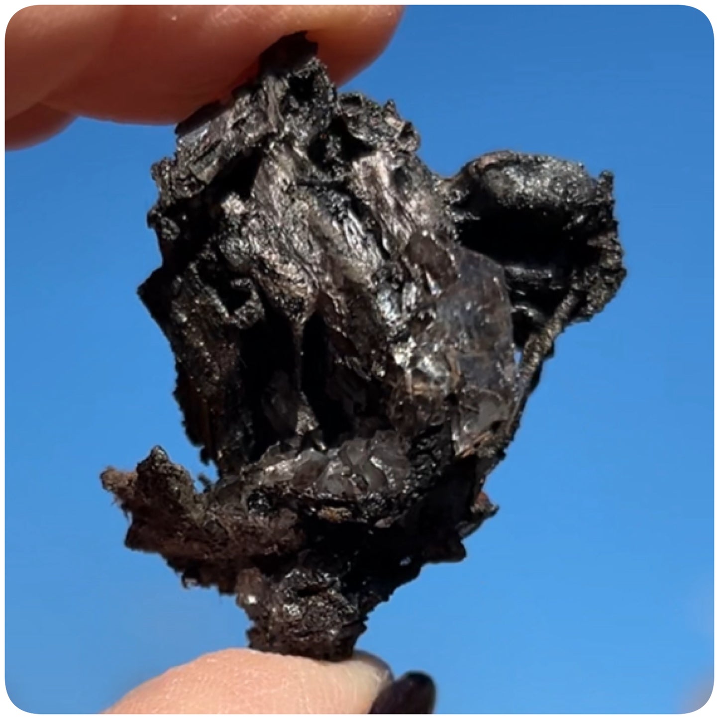 Goethite after Selenite Cast with Calcite & Chabazite from Potisi Mine, Santa Eulalia, Chihuahua, Mexico 🇲🇽 #10
