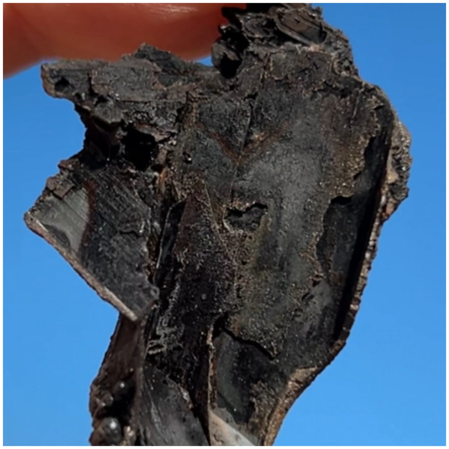 Goethite after Selenite Iridescent Cast with Calcite & Chabazite from Potisi Mine, Santa Eulalia, Chihuahua, Mexico 🇲🇽 #11