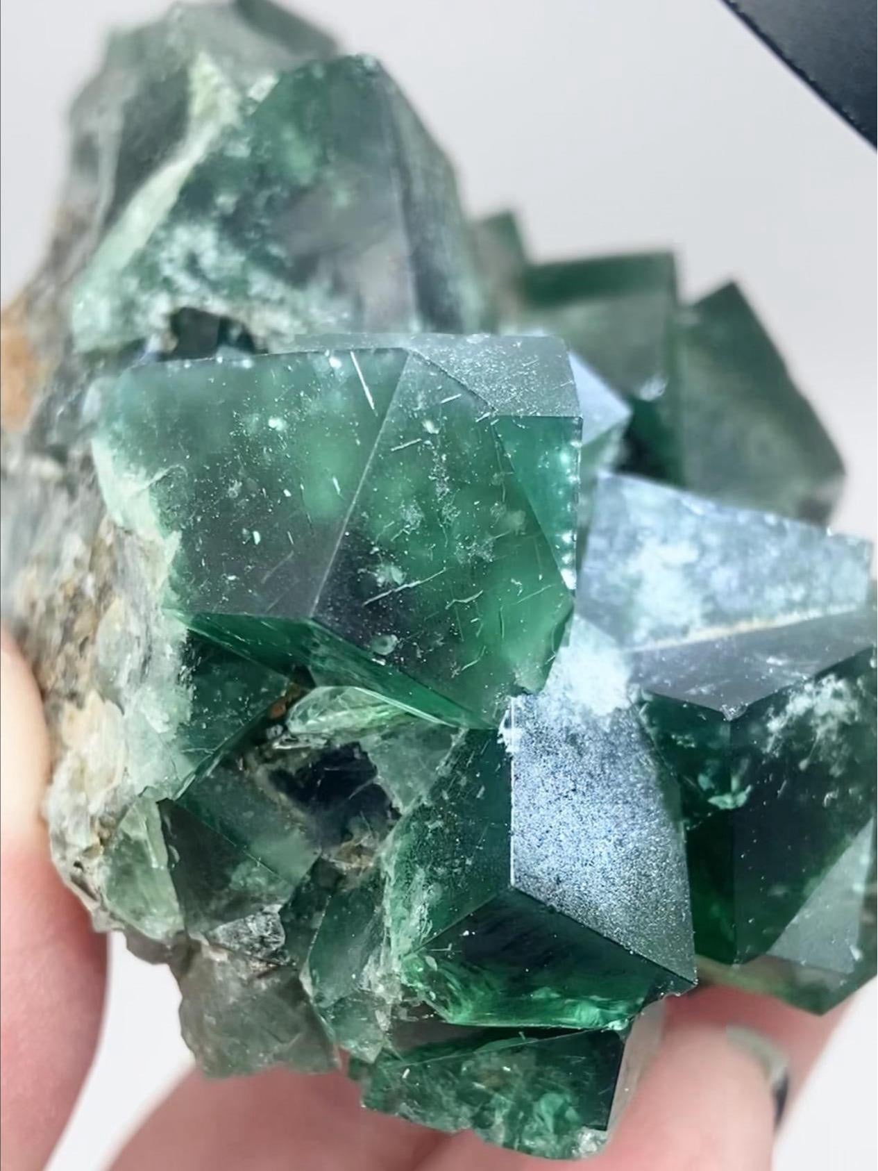 XL Greedy Hog Colour Change Green Fluorite from Greedy Hog Pocket, Diana Maria Mine, Weardale, County Durham, U.K. 🇬🇧 Top Quality