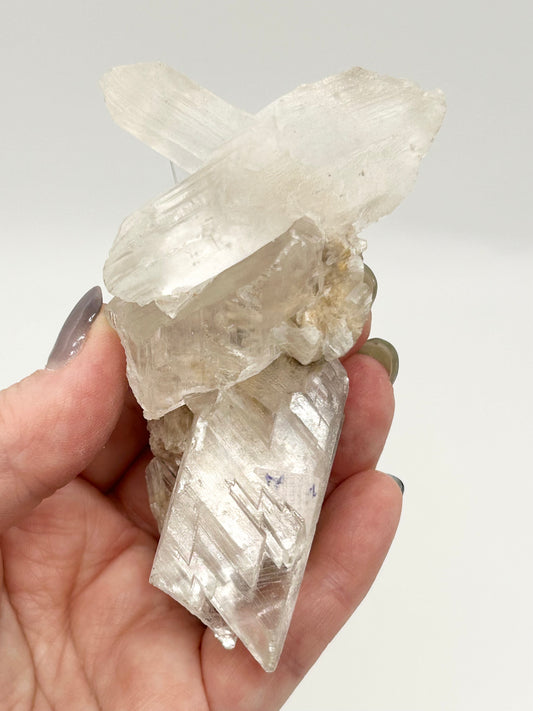 Nica Selenite With Water En Hydro ๐ซง #7 From Nica Mine, Chihuahua, Mexico ๐ฒ๐ฝ