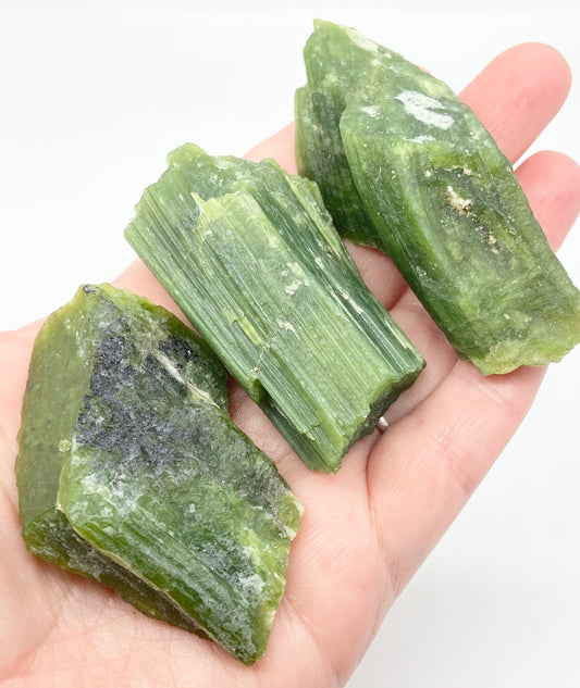 Mixed Raw Chunks: Tremolite, Blue Aragonite & Yellow Aragonite - Pick Your Size π¦π«