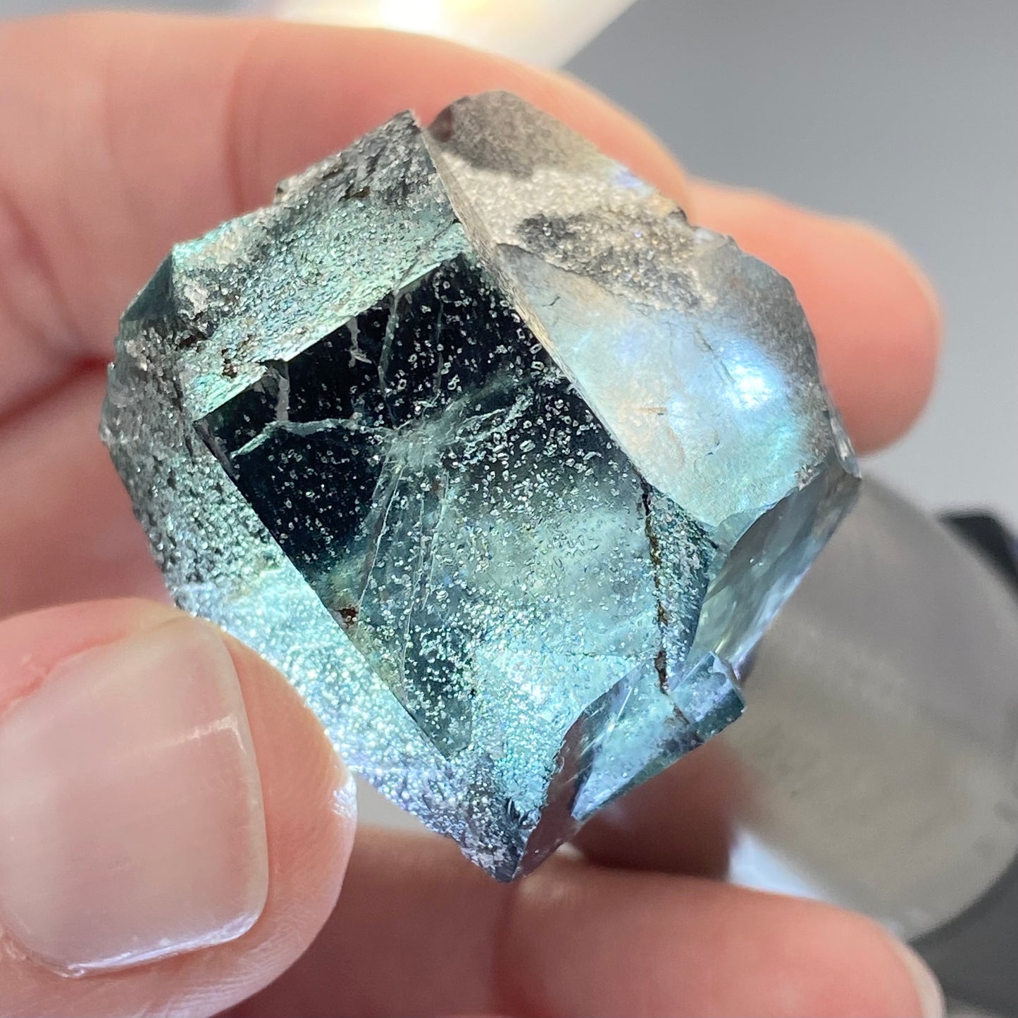#1 Milky Way Blue Fluorite Small Specimen From Sutcliffe Vein at the Diana Maria Mine, U.K.