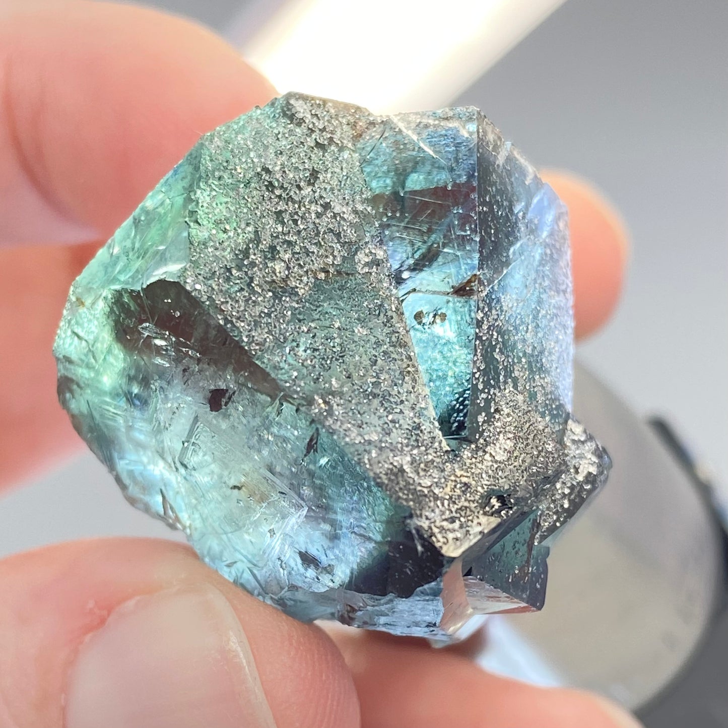 #1 Milky Way Blue Fluorite Small Specimen From Sutcliffe Vein at the Diana Maria Mine, U.K.