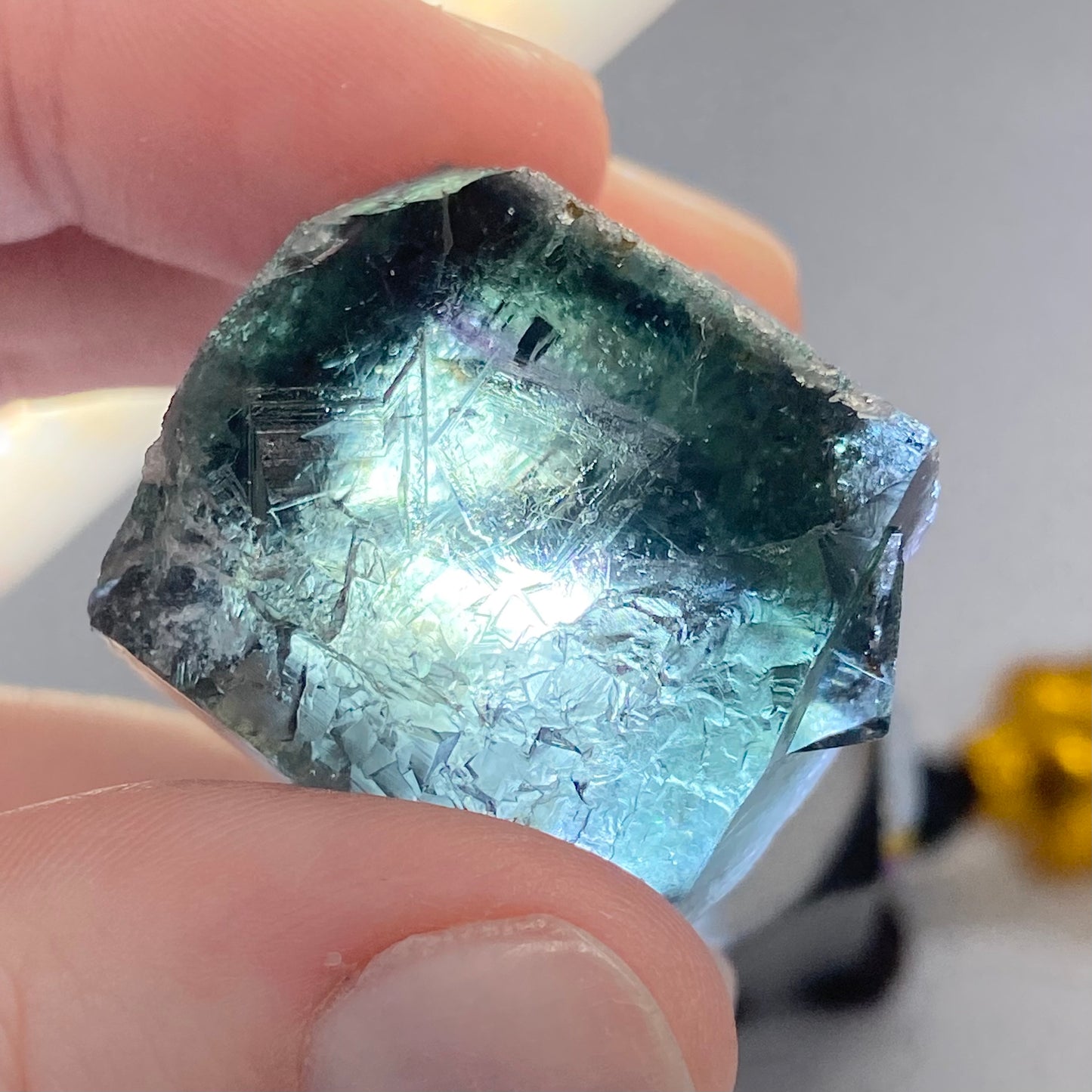 #1 Milky Way Blue Fluorite Small Specimen From Sutcliffe Vein at the Diana Maria Mine, U.K.