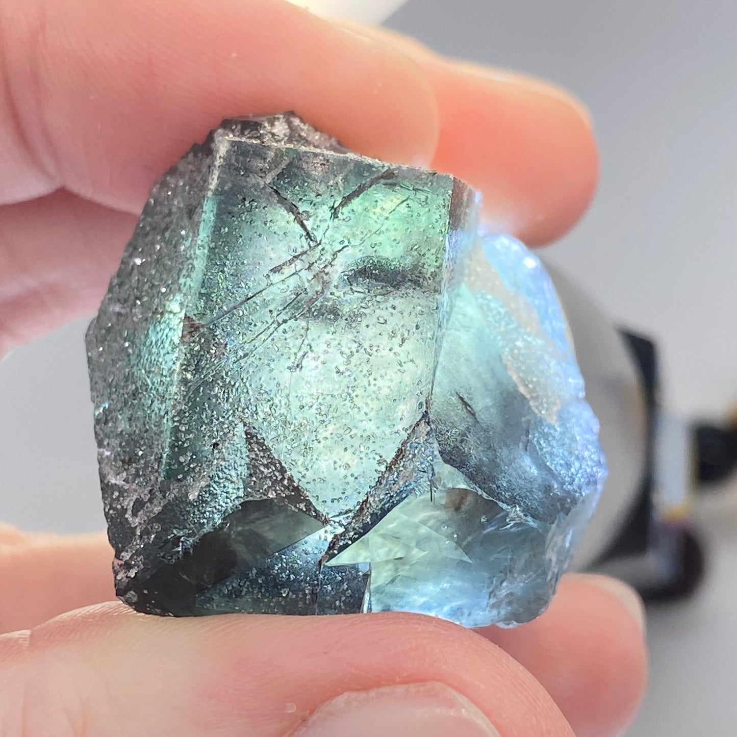 #1 Milky Way Blue Fluorite Small Specimen From Sutcliffe Vein at the Diana Maria Mine, U.K.