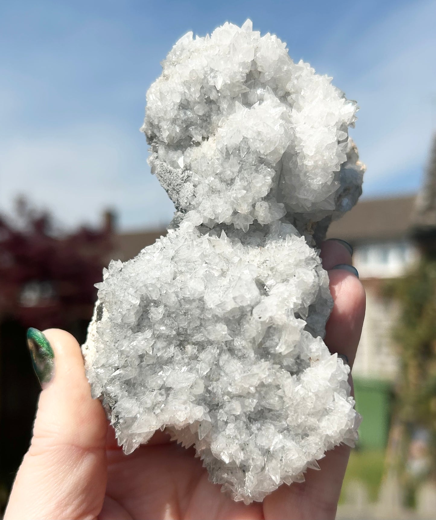 Rare Anhydrite Nica Old Stock Green-Blue Fluorite & Calcite Mined 1980s From Nica Mine, Chihuahua, Mexico 🇲🇽 40 Year Old Stock #1