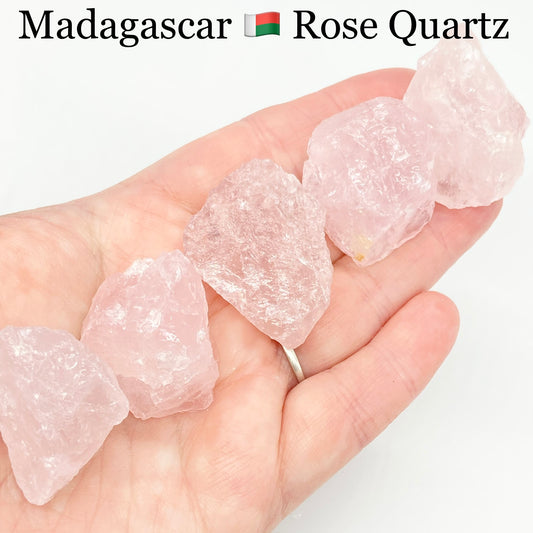 Rose Quartz Raw Random Sizes From Madagascar π²π¬