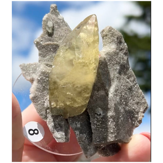 Collectors #8 XL Sweetwater Yellow Calcite With Quartz Sugar Large From Sweetwater Mine, Reynolds County, Missouri, USA 🇺🇸