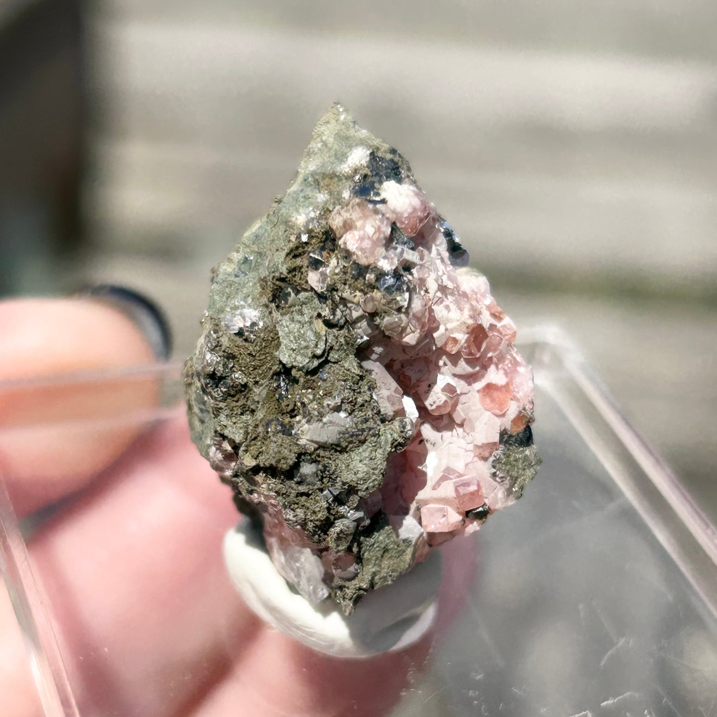 Pink Botryoidal Rhodochrosite from Potisi Mine, Francisco, Santa Eulalia, Chihuahua, Mexico 🇲🇽 #2