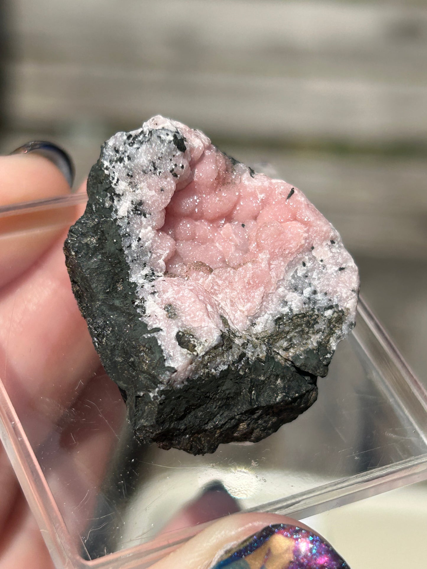 Pink Botryoidal Rhodochrosite from Potisi Mine, Francisco, Santa Eulalia, Chihuahua, Mexico 🇲🇽 #4