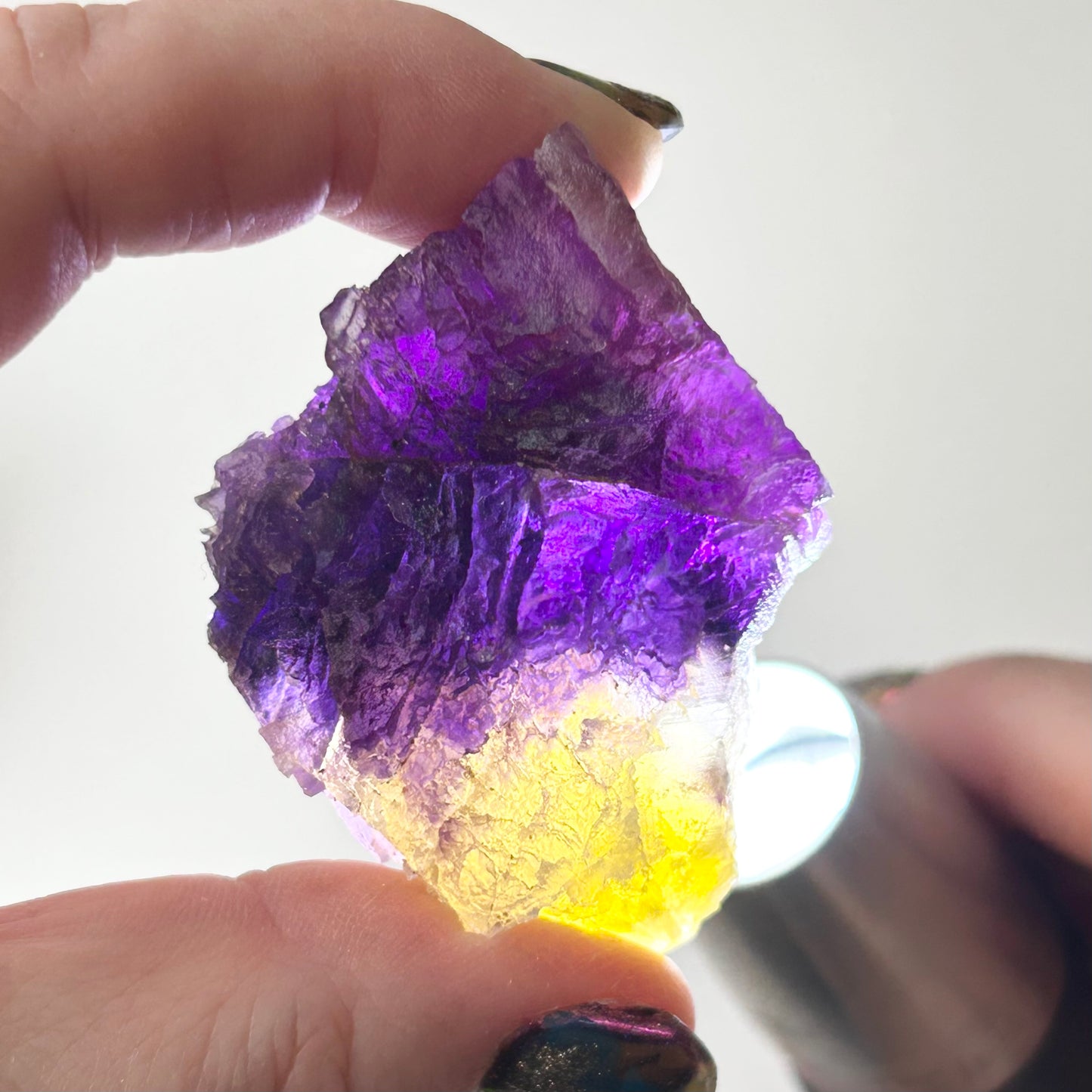 Blue, Purple & Yellow Fluorite from Crystal Victory Mine, Illinos, USA 🇺🇸