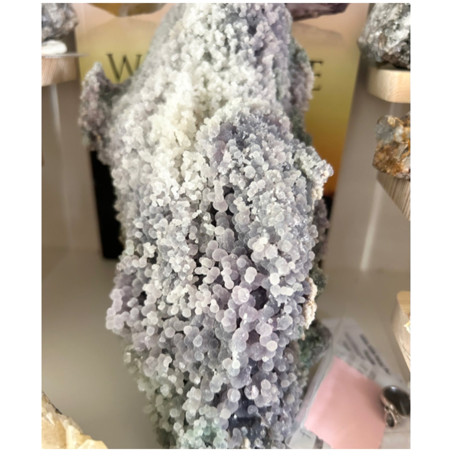 #2 1.3 kilo Grape 🍇 Agate Top Quality Supersized Specimen 🇮🇩 blue, green, purple & White