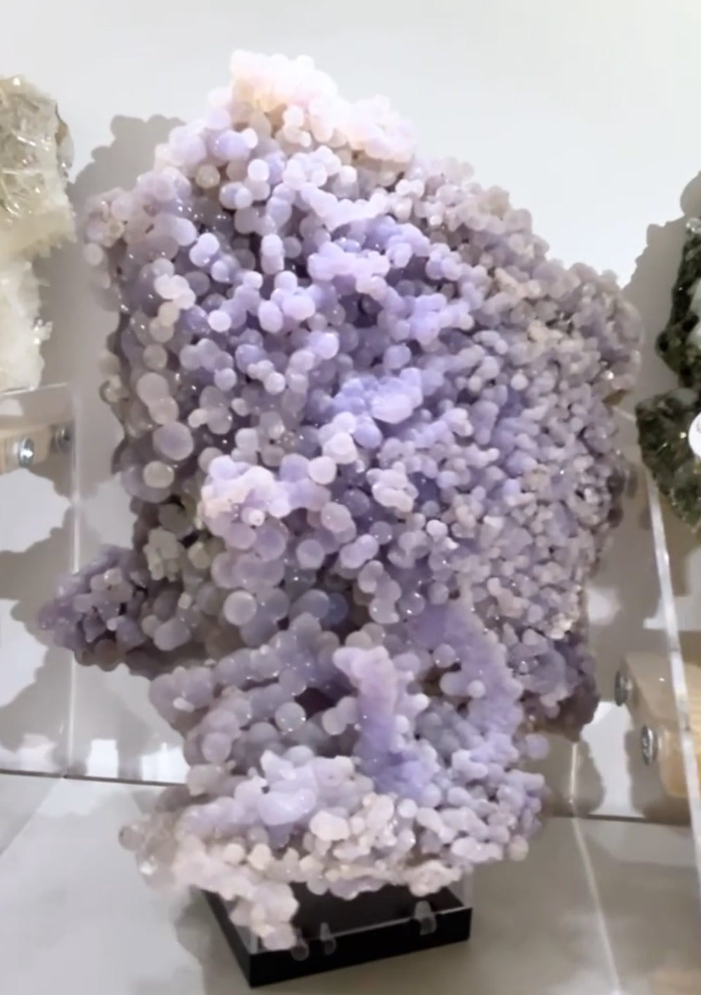 #1 Rare 1.3 kilo Grape 🍇 Agate Top Quality Supersized Specimen 🇮🇩 Rare Purple & White