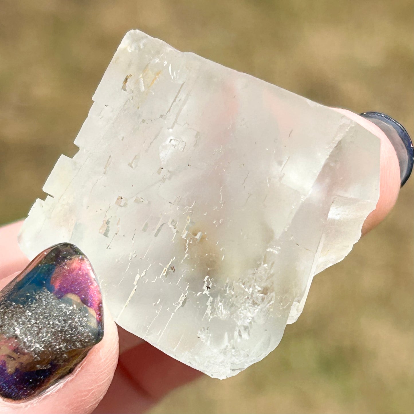 Langeac Clear Fluorite #1 from Langeac, Brioude, Haute-Loire, Auvergne-Rhône-Alpes, France 🇫🇷 Old Stock